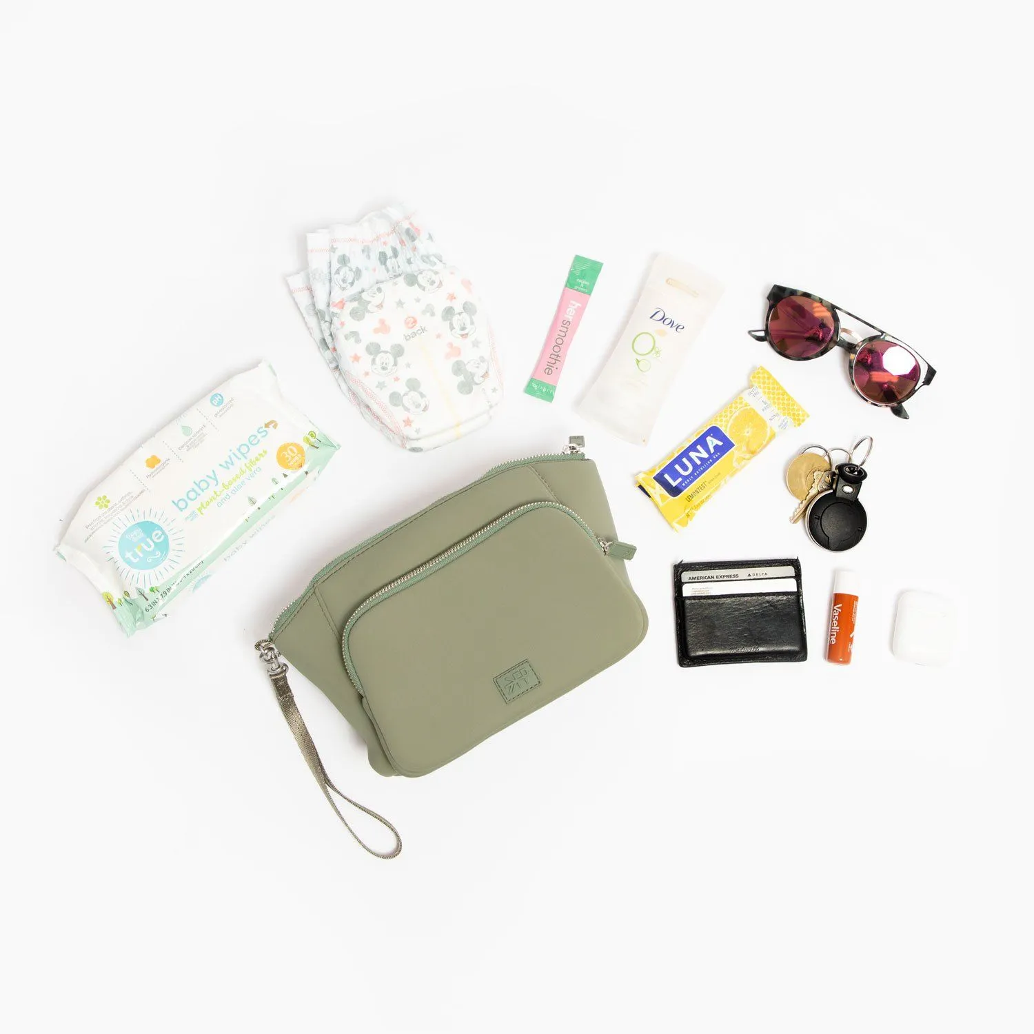 Sage Seoul Zip Pouch