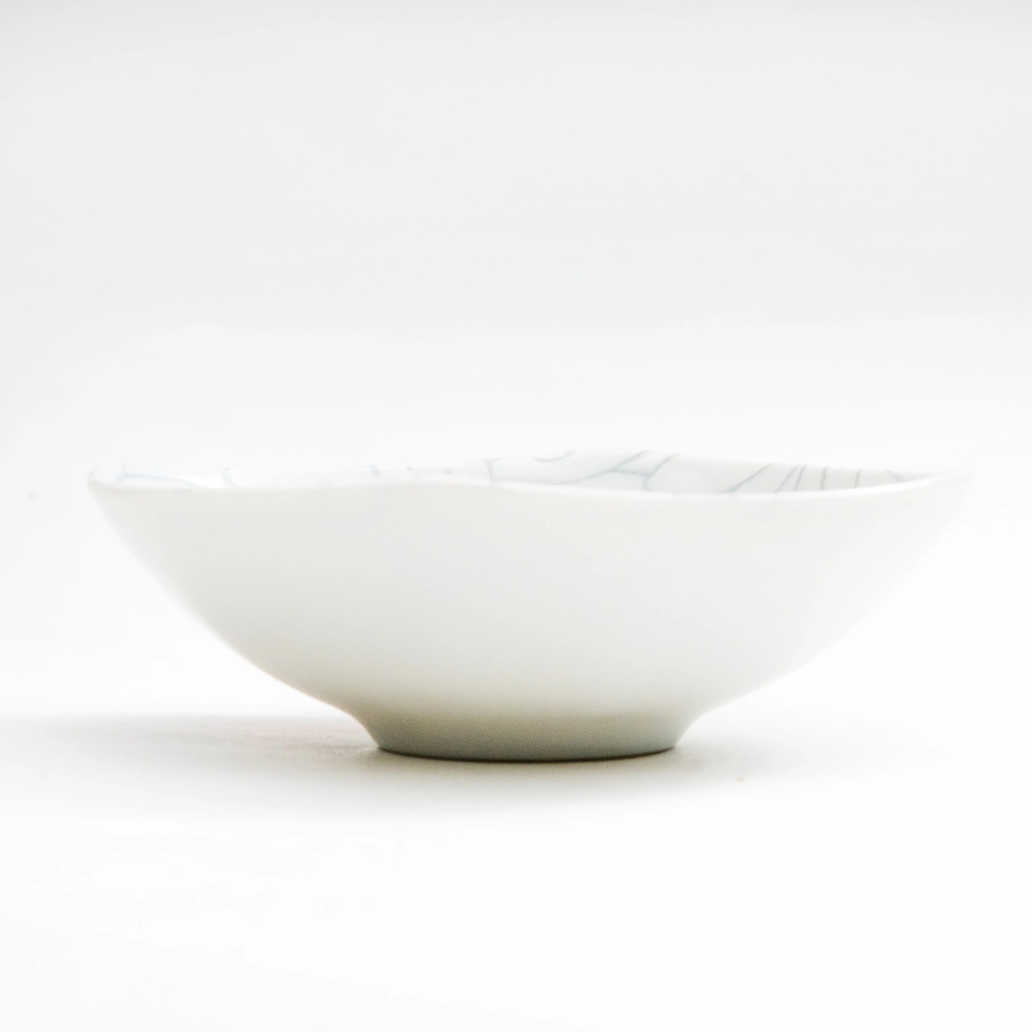 Soft Square Sunflower Porcelain Bowl