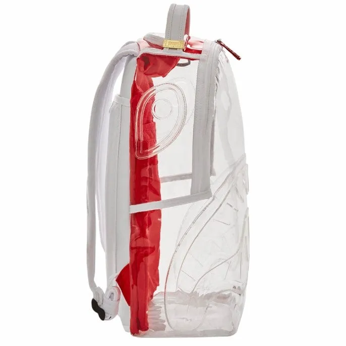 Sprayground Embossed Sharks In Paris Clarity Backpack