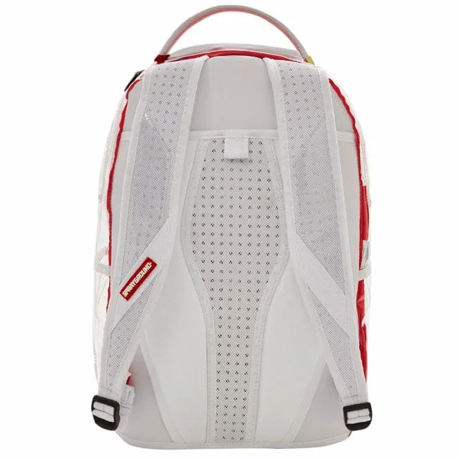 Sprayground Embossed Sharks In Paris Clarity Backpack