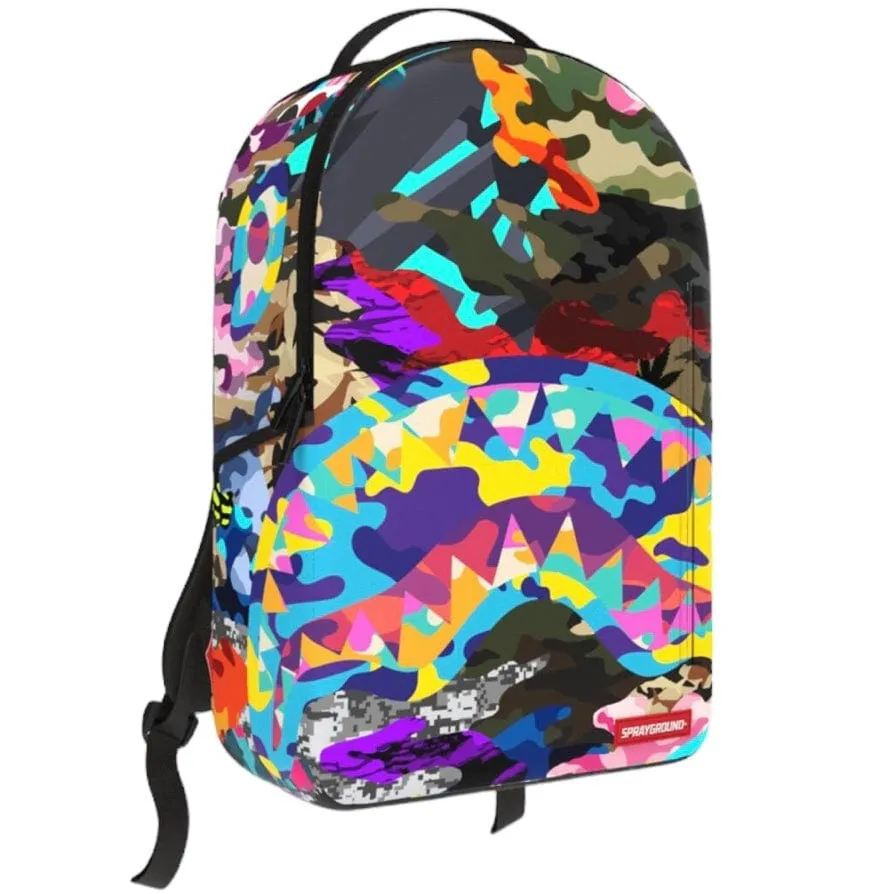 Sprayground Slice And Diced Camo Backpack