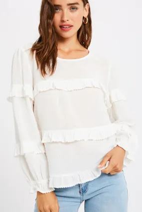 The Belle Ruffled Top