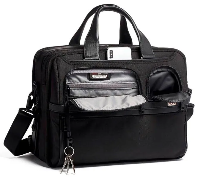 Tumi Alpha 3 Expandable Organizer Laptop Brief