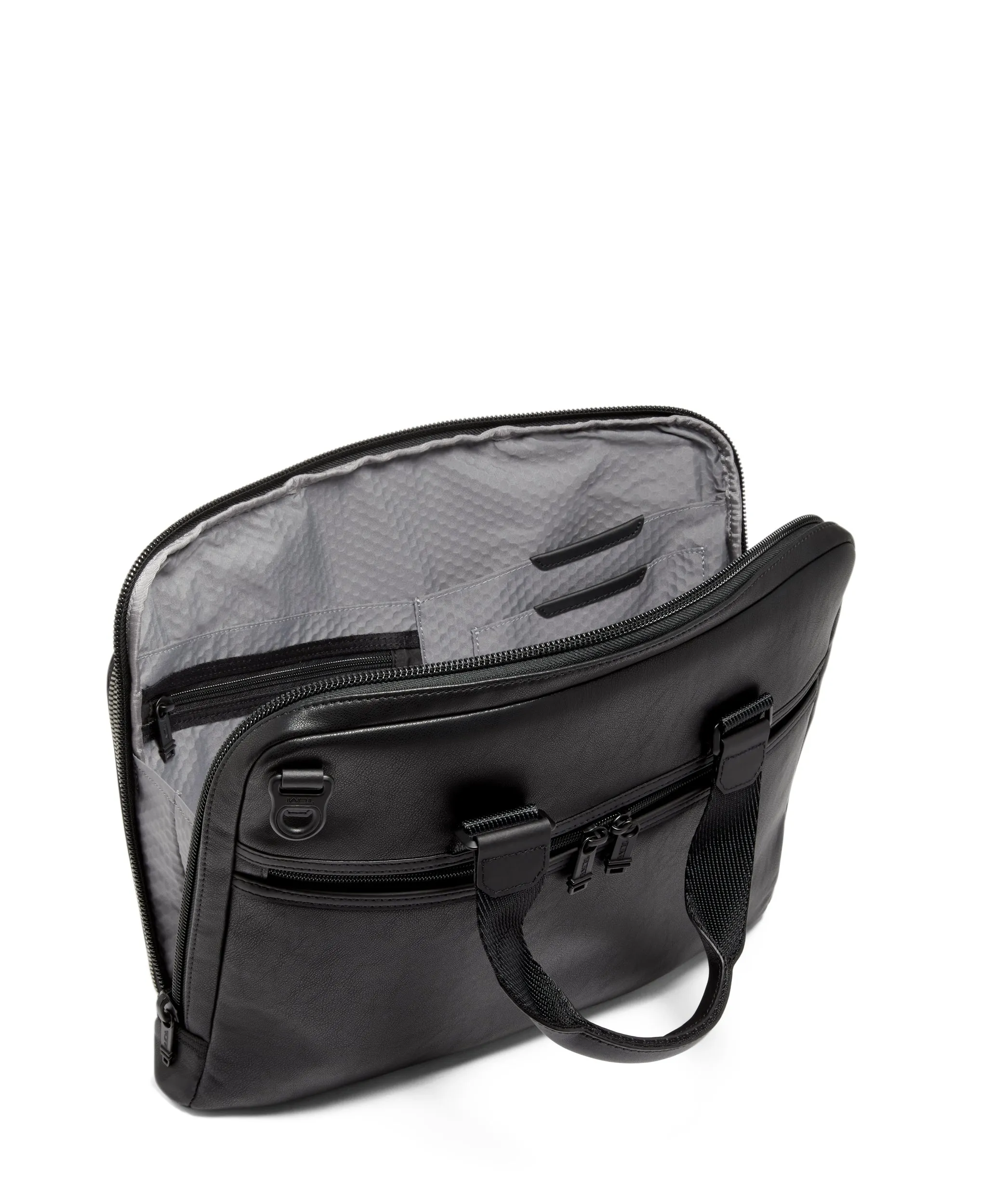 TUMI Alpha Bravo Academy Brief Black Leather