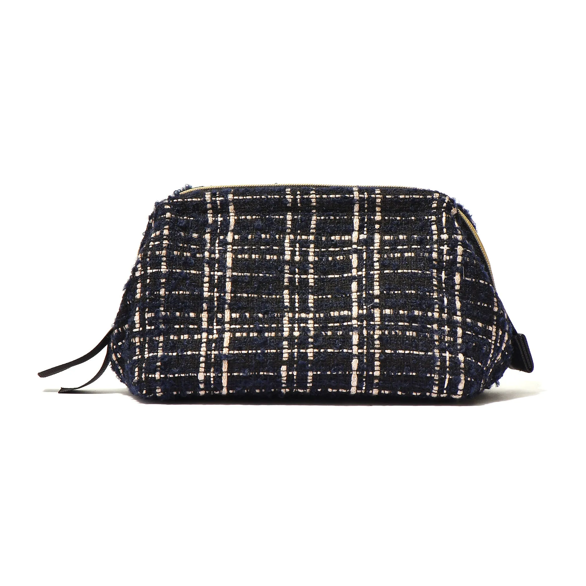 Tweed Wire Pouch Black