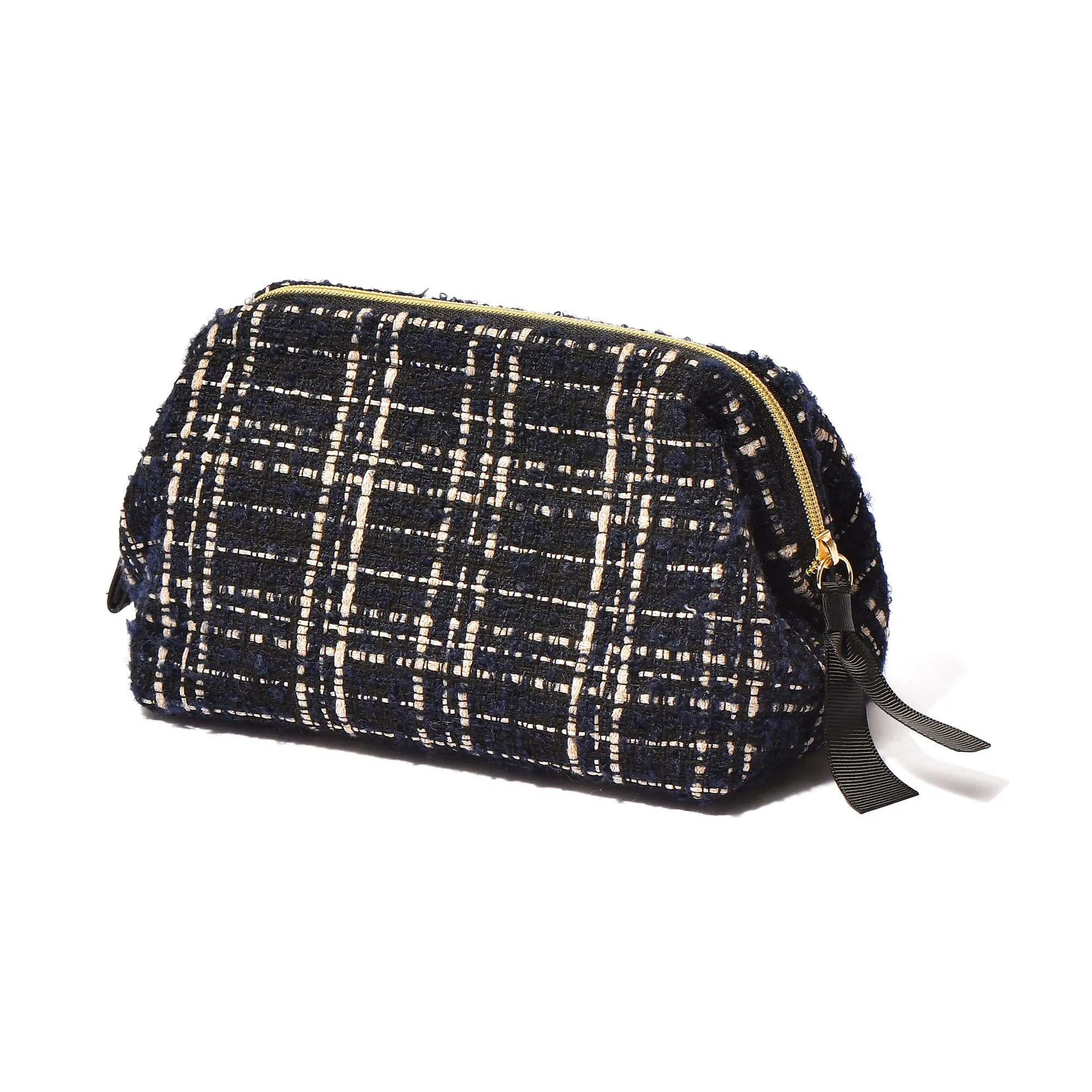 Tweed Wire Pouch Black