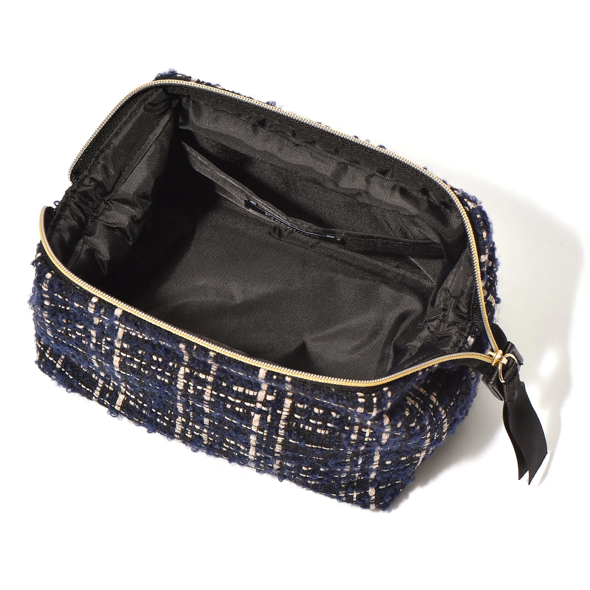 Tweed Wire Pouch Black