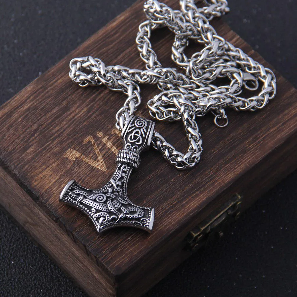 Viking Mjolnir Necklace