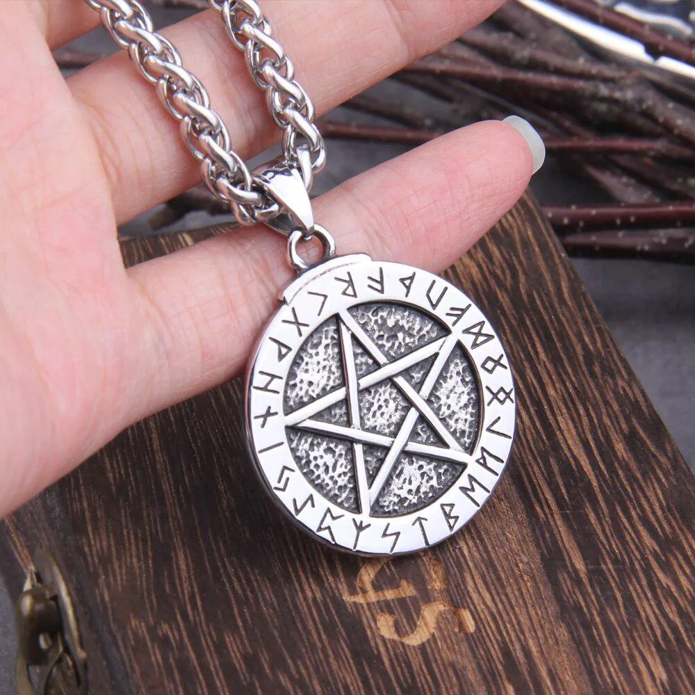 Viking Necklace Pentagram