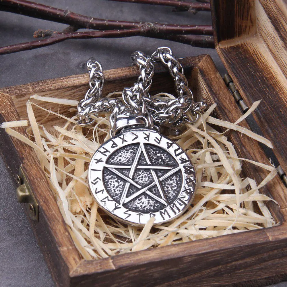 Viking Necklace Pentagram