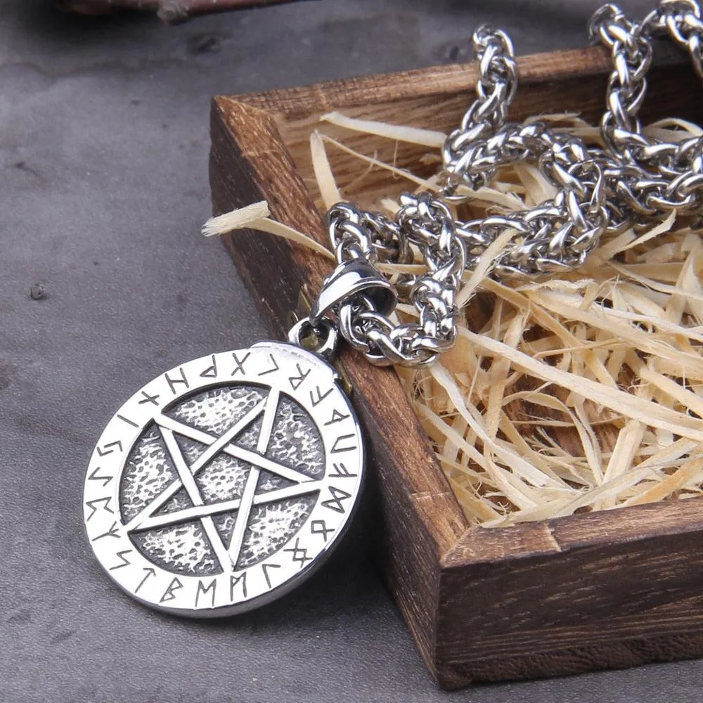 Viking Necklace Pentagram