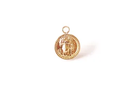 Wholesale 14k Gold Filled Round Religious Jesus Face Charm - 14kgf Gold Fill Small Round Disc, Gold Filled Rosary Jesus De Cristo Charm Pendant