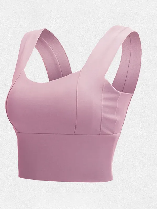 Wide Shoulder Strap Sports Bras