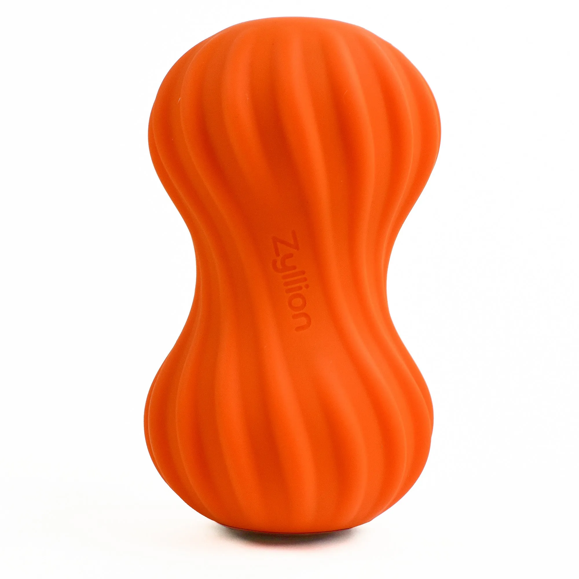 Zyllion Rechargeable Vibrating Peanut Massage Ball Roller with 4 Intensity Levels (ZMA-30)