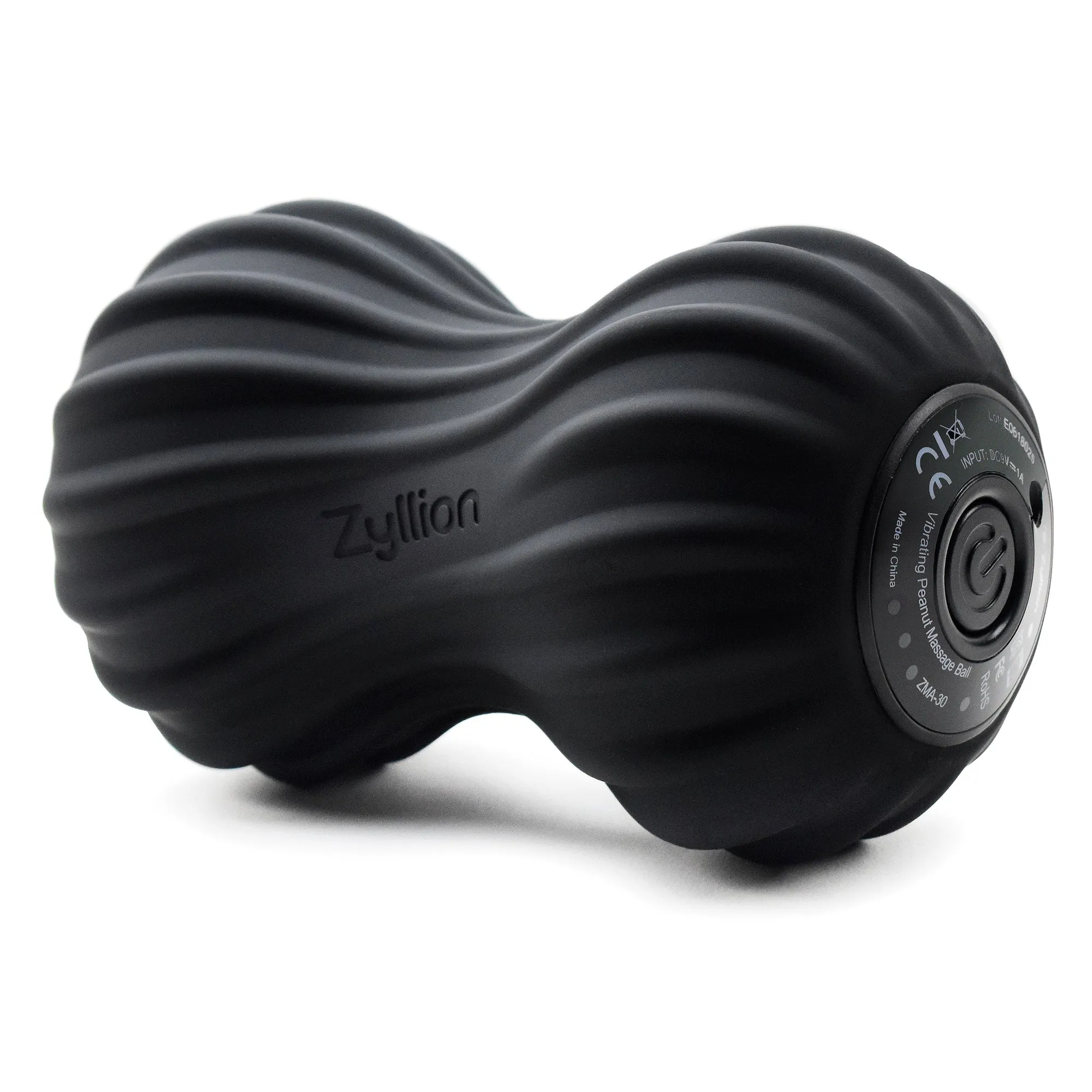 Zyllion Rechargeable Vibrating Peanut Massage Ball Roller with 4 Intensity Levels (ZMA-30)